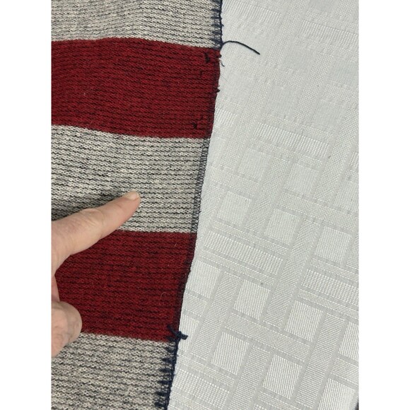 Woolrich Shirt Co. American Flag USA Throw Wool Blanket 60” X 72” Red White Blue - Picture 10 of 16